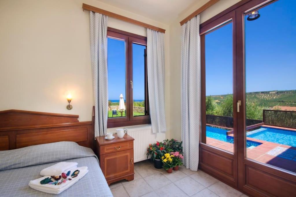 Villa Katerina With Eco Heated Pool Spiliá Exterior foto